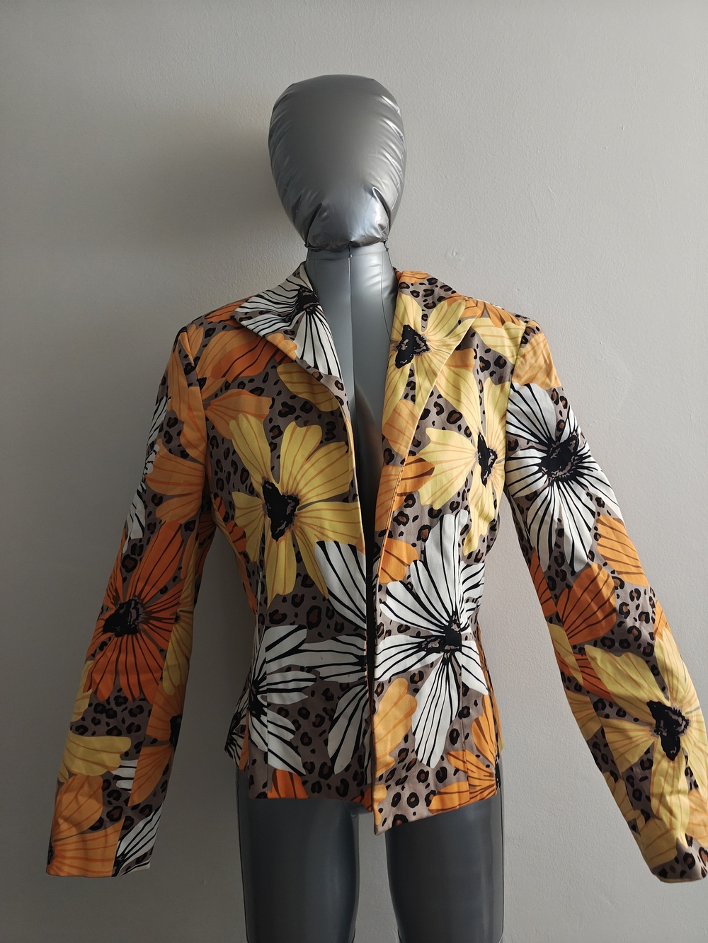 Floral Yellow Orange Women's Jacket